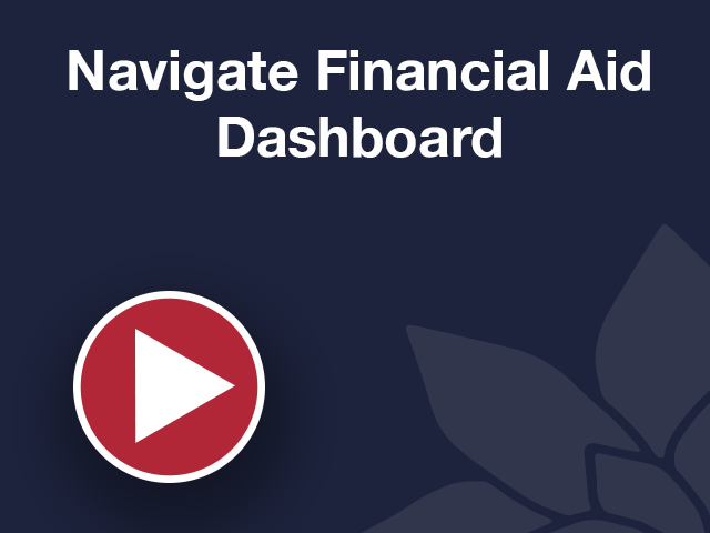 Navigate Financial Aid Dashboard thumbnail