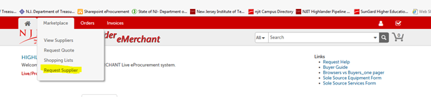 Request Supplier picture